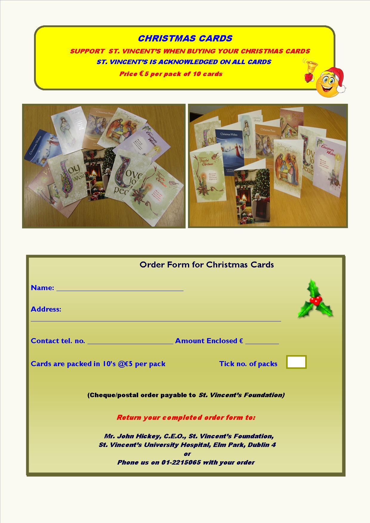 christmas cards st vincent s foundation