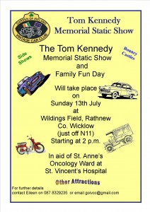 poster for tom kennedy memorial run