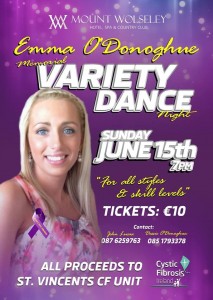 Emma O'Donoghue Memorial Poster