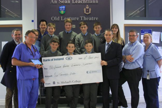 St. Michael’s College Emergency Dept. fundraising 2015