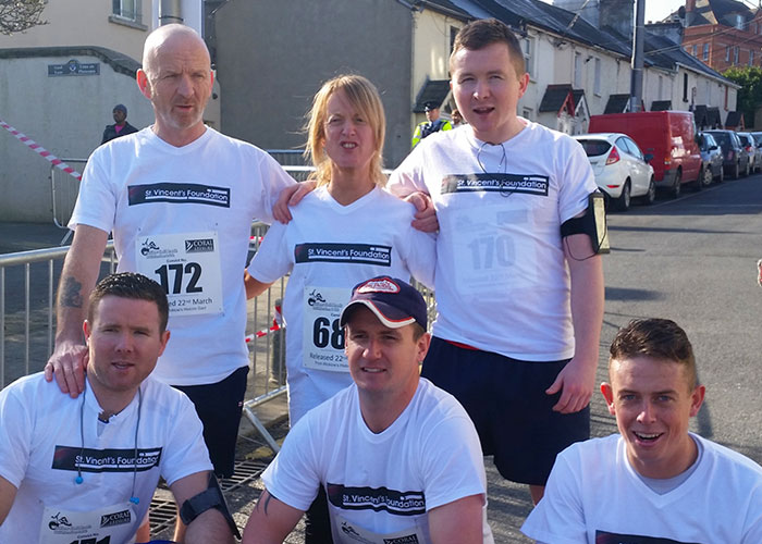 Wicklow Half Marathon fundraising by the Flood family